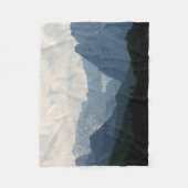 Alpiene bergen Land Natuur Foto Fleece Deken (Voorkant)