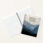 Alpiene bergen Land Natuur Foto Notitieboek (Binnen)