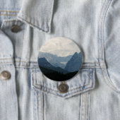 Alpiene bergen Land Natuur Foto Ronde Button 7,6 Cm (In situ)