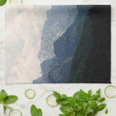 Alpiene bergen Land Natuur Foto Theedoek (Gevouwen)