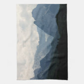 Alpiene bergen Land Natuur Foto Theedoek (Verticaal)