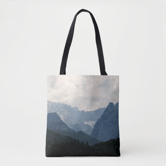 Alpiene bergen Land Natuur Foto Tote Bag (Voorkant)