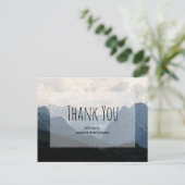 Alpiene bergen Natuur Foto Land Dank je Briefkaart (Staand voorkant)