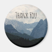 Alpiene bergen Natuur Foto Land Dank je Magneet (Voorkant)