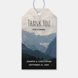 Alpiene bergen Natuur Foto Land Weddenschap Cadeaulabel