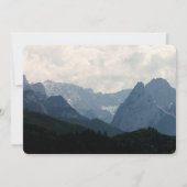 Alpiene bergen Natuur Foto Land Weddenschap Save The Date (Achterkant)