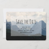 Alpiene bergen Natuur Foto Land Weddenschap Save The Date (Voorkant)