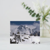 Alpiene bergen, Nepalese winter Briefkaart (Staand voorkant)