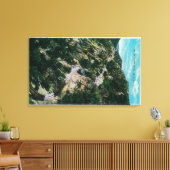 Alpiene graad, Mt. LoweMt. Lowe, CA Canvas Afdruk (Insitu (Woonkamer))