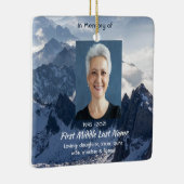 Alpiene herdenkingsgeschenken keramisch ornament (Rechts)