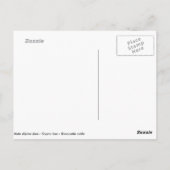 Alpiene ibex-eetbladeren briefkaart (Achterkant)