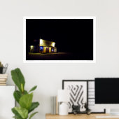 Alpiene Inn (kleur) Poster (Thuiskantoor)