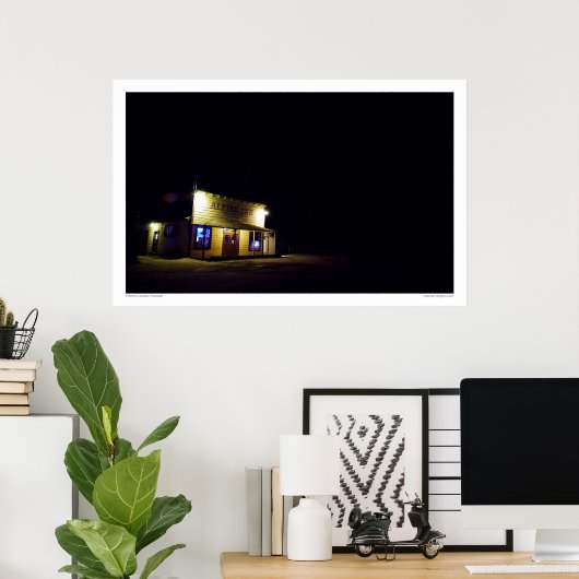 Alpiene Inn (kleur) Poster (Thuiskantoor)