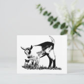 Alpiene kind briefkaart (Staand voorkant)