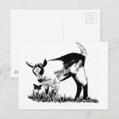 Alpiene kind briefkaart (Voorkant / Achterkant)