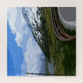 Alpiene landschap legpuzzel (Verticaal)
