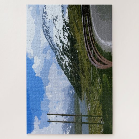 Alpiene landschap legpuzzel (Verticaal)