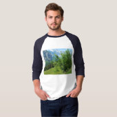 Alpiene landschap t-shirt (Voorkant volledig)