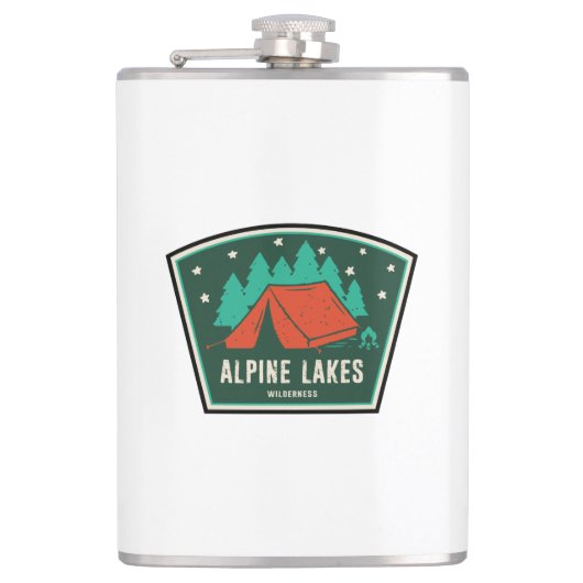 Alpiene meren Wilderness Camping Heupfles (Voorkant)