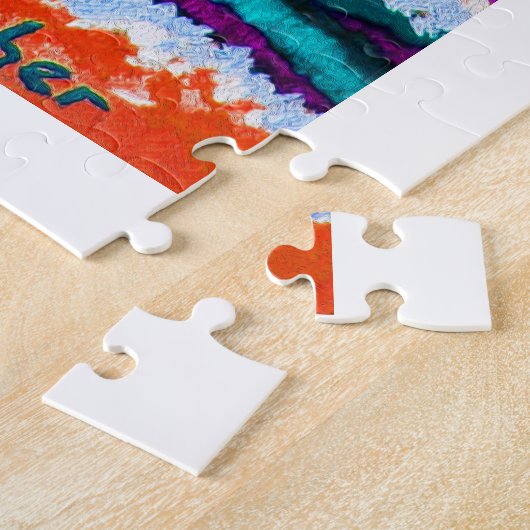 Alpiene overlevingskunst legpuzzel (Zijkant)