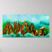 Alpiene overstroming poster (Voorkant)