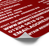 Alpiene skier, skiboardles/skieassen poster (Hoek)