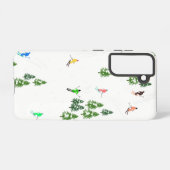 Alpiene Skiers Illustratie Samsung Galaxy Hoesje (Achterkant horizontaal)