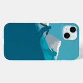 Alpiene Skiing Case-Mate iPhone Case (Achterkant (horizontaal))