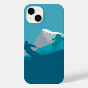 Alpiene Skiing Case-Mate iPhone 14 Hoesje