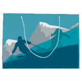 Alpiene Skiing Groot Cadeauzakje (Achterkant)