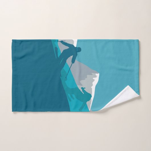 Alpiene Skiing Handdoek (Handdoek)