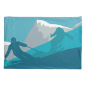 Alpiene Skiing Kussensloop (Achterkant)