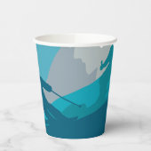 Alpiene Skiing Papieren Bekers (Links)