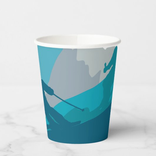 Alpiene Skiing Papieren Bekers (Links)