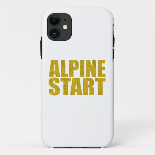 Alpiene start (Topo) Case-Mate iPhone Case (Achterkant)