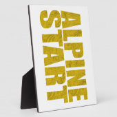 Alpiene start (Topo) Fotoplaat (Zijkant)