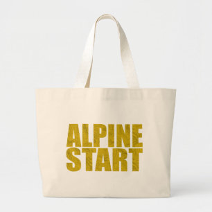 Alpiene start (Topo) Grote Tote Bag