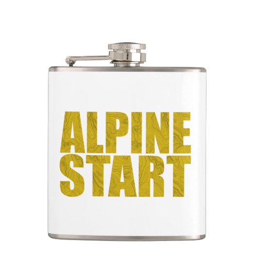 Alpiene start (Topo) Heupfles (Voorkant)