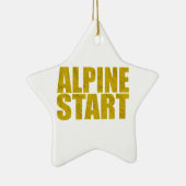 Alpiene start (Topo) Keramisch Ornament (Rechts)