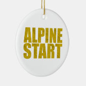 Alpiene start (Topo) Keramisch Ornament (Rechts)