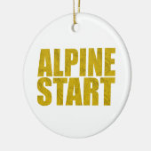 Alpiene start (Topo) Keramisch Ornament (Links)
