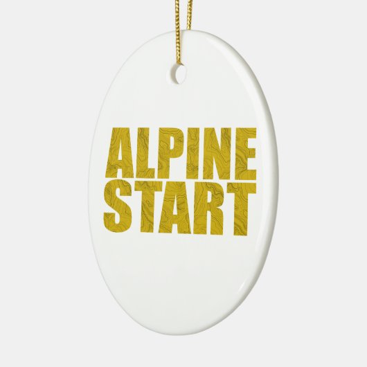 Alpiene start (Topo) Keramisch Ornament (Links)