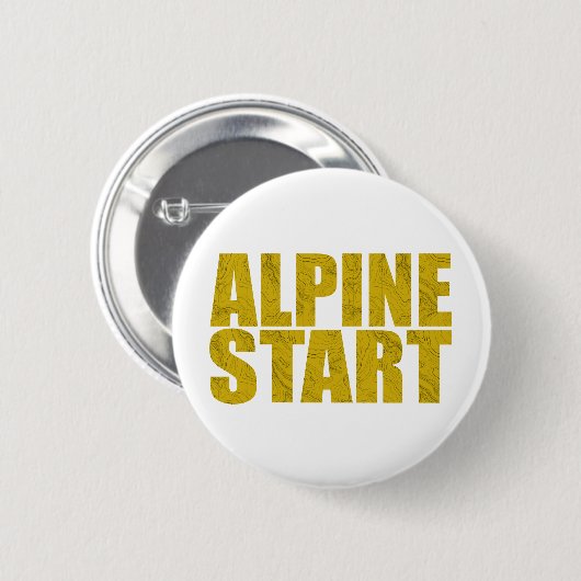 Alpiene start (Topo) Ronde Button 5,7 Cm (Voorkant /achterkant)