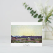 Alpiene triptych: Door Segantini Giovanni Briefkaart (Staand voorkant)