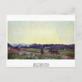 Alpiene triptych: Door Segantini Giovanni Briefkaart (Voorkant)