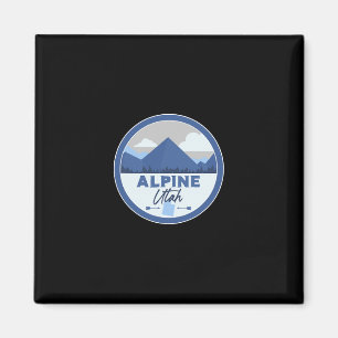 Alpiene Utah Ut Bergen Dge Wandelsouvenir Magneet