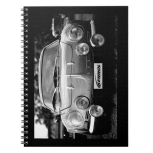 Alpine A110 in black and white Notitieboek