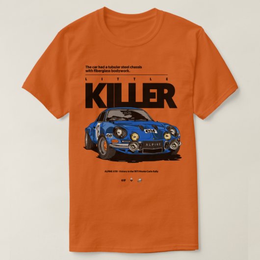 Alpine A110 Little Killer T-shirt (Design voorkant)