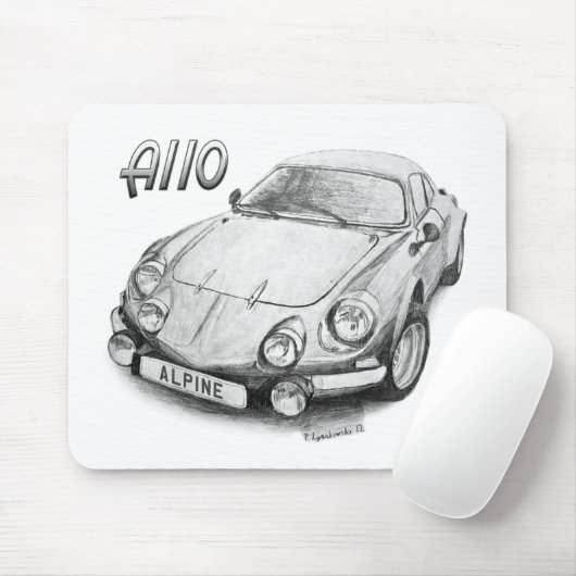 Alpine A110 Muismat (Met muis)