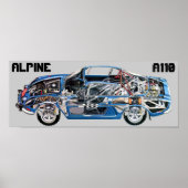 ALPINE A110 POSTER (Voorkant)